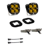 Load image into Gallery viewer, Baja Designs 11-16 Ford Super Duty Fog Pocket Kit - Amber
