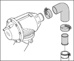 Load image into Gallery viewer, HKS 08 Mitsubishi Lancer EVO GSR/EVO MR SSQV Recirculation Kit for hks71007-AM015
