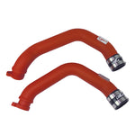 Load image into Gallery viewer, Injen 15-16 BMW M3(F80)/M4 (F82/83) 3.0L L6 Twin Turbo 2PC Aluminum Int. Charge Pipe - Wrinkle Red

