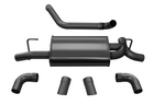 Load image into Gallery viewer, Corsa 2018-2025 Jeep Wrangler JL 2.5in Dual Rear Turn Down Exit Black Sport Axle-Back Exhaust

