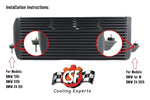 Load image into Gallery viewer, CSF 04-13 BMW 335i/xi (E90/E91/E92/E93) High Performance Stepped Core Bar/Plate Intercooler - Black
