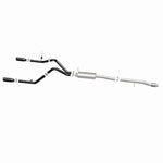 Load image into Gallery viewer, MagnaFlow SYS Cat-Back 4in Black Dual Split Rear Tips 14-15 Chevy Silverado/GMC Sierra 4.3L-5.3L
