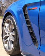 Load image into Gallery viewer, Anderson Composites 15-17 Mustang Carbon Fiber GT350 Style Fender Vent Inserts (Only Fit AC Fenders)

