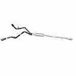 Load image into Gallery viewer, MagnaFlow SYS Cat-Back 3.5in Black Dual Split Rear Tips 14-15 Chevy Silverado/GMC Sierra 4.3L-5.3L
