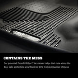 Husky Liners 11-15 Jeep Wrangler 2 Door X-Act Contour Black 2nd Row Floor Liners