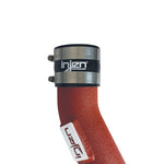 Load image into Gallery viewer, Injen 15-16 BMW M3(F80)/M4 (F82/83) 3.0L L6 Twin Turbo 2PC Aluminum Int. Charge Pipe - Wrinkle Red
