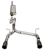 Load image into Gallery viewer, Corsa 2018-2025 Jeep Wrangler JLU 3.6L 2.75in Sport Cat-Back Exhaust w/ 4in Black Tips
