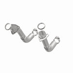 Load image into Gallery viewer, MagnaFlow 66-72 Chevy C10 Pickup V8 2-Piece Front Exhuast Pipe Kit (2in Tubing/Clamps/Inlet Flanges)
