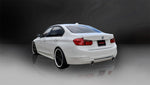 Load image into Gallery viewer, Corsa 12-14 BMW 335i Sedan AWD F30 3in Polished Touring Dual Rear Single 3.5in Tip Cat-Back
